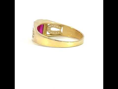 14K Gold Cubic Zirconia Ring