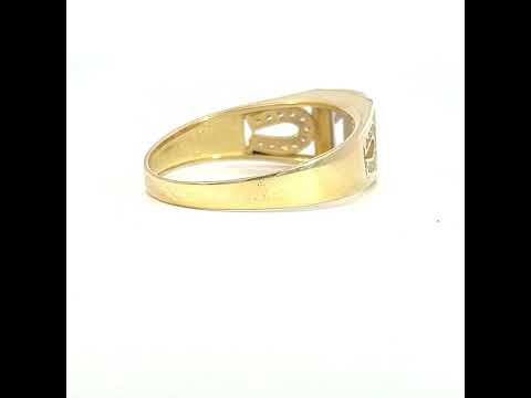 14K Gold Cubic Zirconia Ring