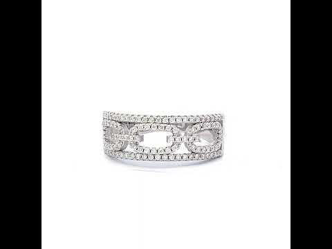 925 Sterling Silver Tri-Color Womens 0.80ct Moissanite Cross Heart Ring Size 7