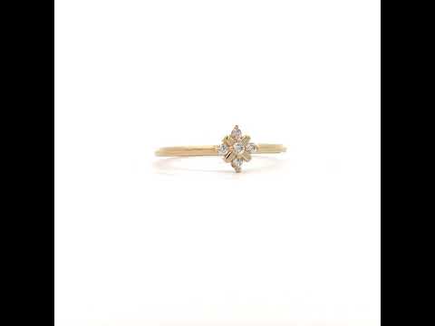 14K Gold Cubic Zirconia Ring