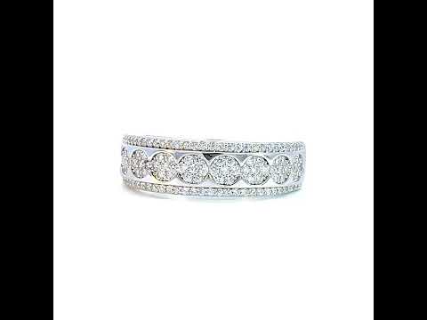 925 Sterling Silver Mens Cubic-Zirconia Fashion Wedding Band Ring Size 9