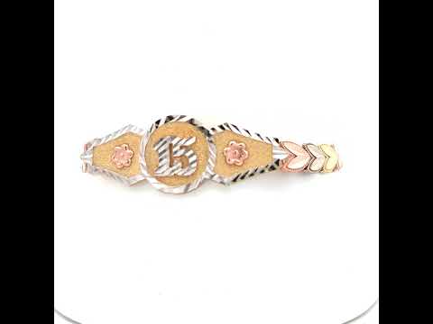 14K Gold Bracelet 7.5"
