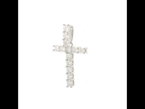 925 Sterling Silver Unisex 1.31ct Moissanite Initial Alphabet T Charm Pendant