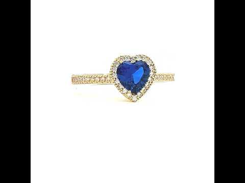 14K Gold Cubic Zirconia Ring