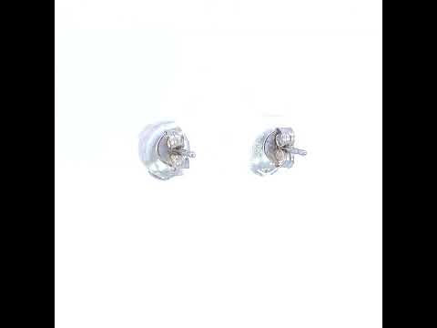 925 Sterling Silver Womens Cubic-Zirconia Fashion Stud Earrings