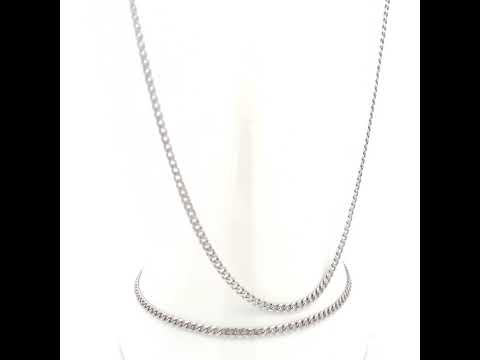 925 Silver Solid Super Flat Cuban Chain 2.3mm-14