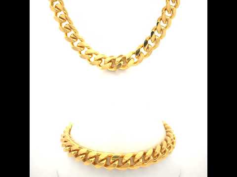 925 Silver Solid Miami Cuban Chain 8.4mm-8"