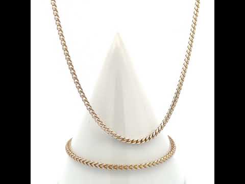 925 Silver Solid Franco Chain 2.5mm-24