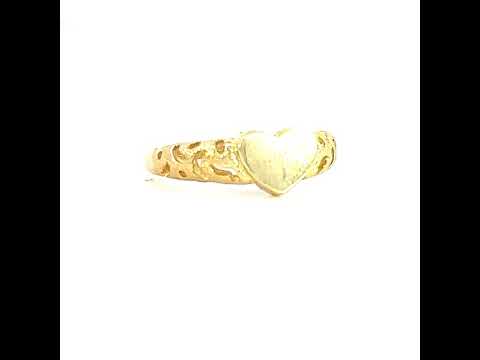 14K Gold Baby Ring