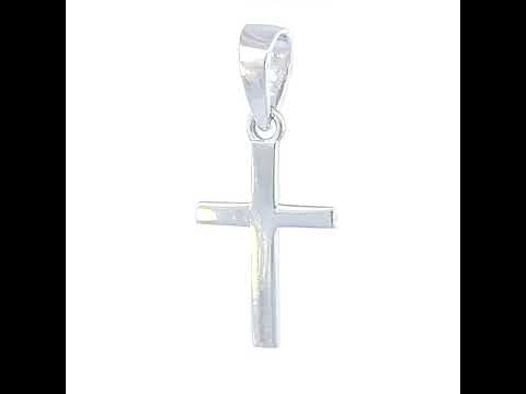 925 Sterling Silver Unisex Cross Religious Charm Pendant
