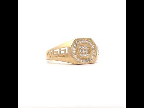14K Gold Cubic Zirconia Ring