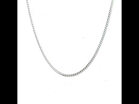 925 Silver Solid Miami Cuban Chain 2mm-18"