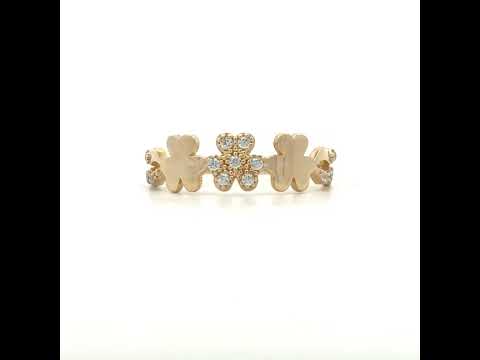 14K Gold Cubic Zirconia Ring S7