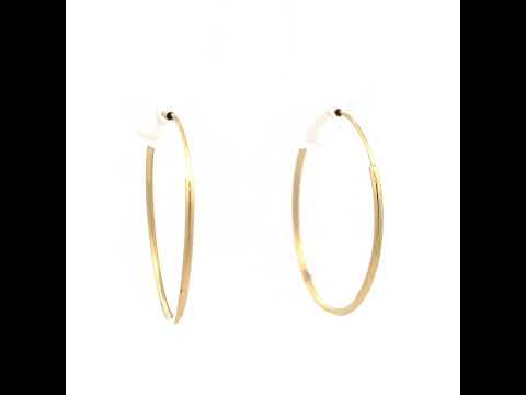 14K Gold Hoop Earring