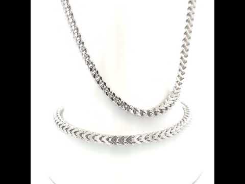 925 Silver Hollow Franco Chain 3.6mm