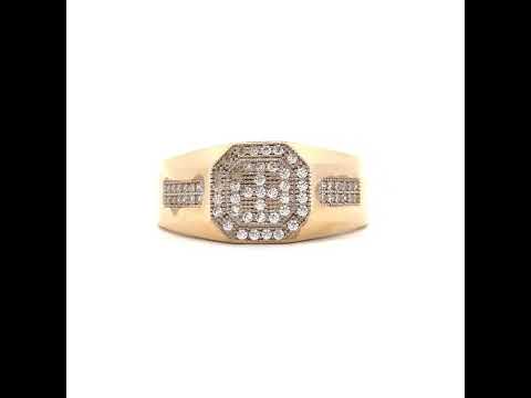 14K Gold Cubic Zirconia Ring