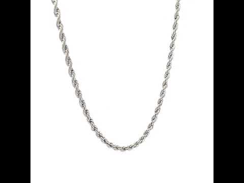 Stainless Steel Unisex 3mm 9 Inches Rope Fashion Bracelet