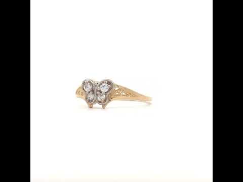 14K Gold Cubic Zirconia Ring