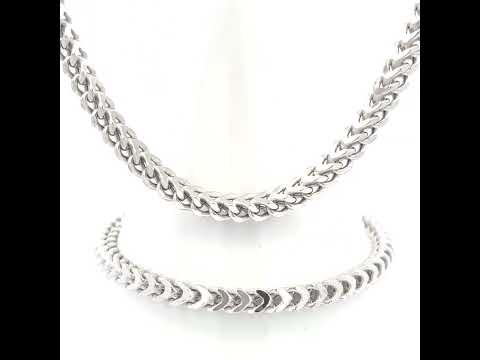 925 Silver Hollow Franco Chain 4.3mm