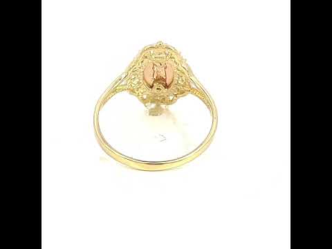 14K Gold Cubic Zirconia Ring