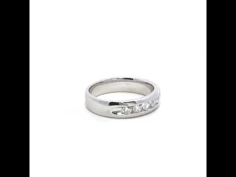 925 Sterling Silver Womens Cubic Zirconia Size-10 Round Center Stones Bridal Wedding Anniversary Engagement Ring Band