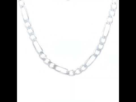 925 Silver Solid Classic Figaro 6.0mm