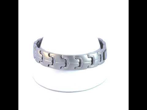 Stainless Steel Mens Fashion Bracelet Size 8.5 Inches