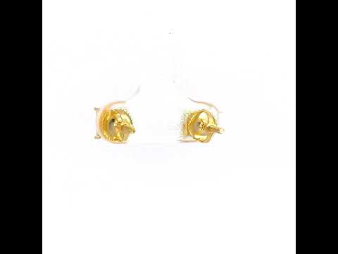 925 Sterling Silver Womens Yellow-tone 1.10ct Moissanite Square Fashion Stud Earrings
