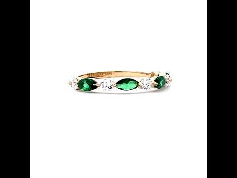 14K Gold Cubic Zirconia Ring