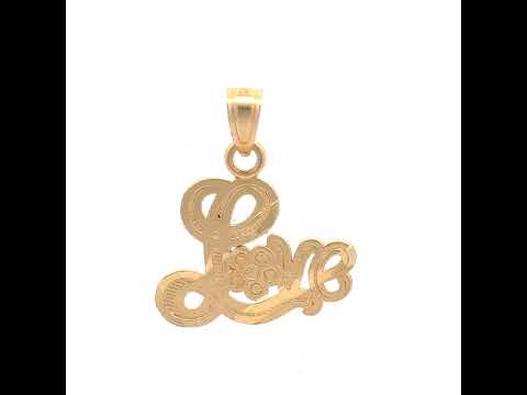 14K Gold Pendant