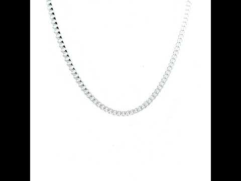 925 Silver Solid Miami Cuban Chain 2.5mm-20"